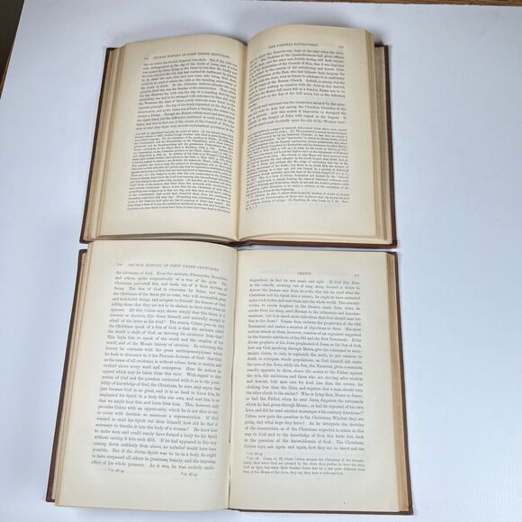 THE CHURCH HISTORY of THE FIRST THREE CENTURIES DR FERDINAND C BAUR Vol 1-2 1879 - Picture 12 of 14